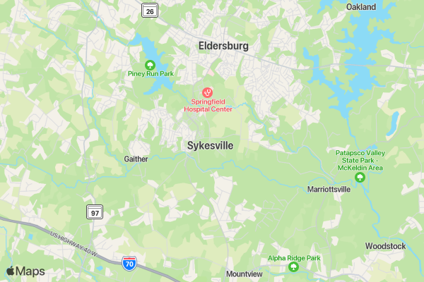 The Great 5k location map image