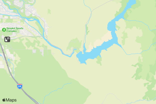 The Great Moose Migration location map image
