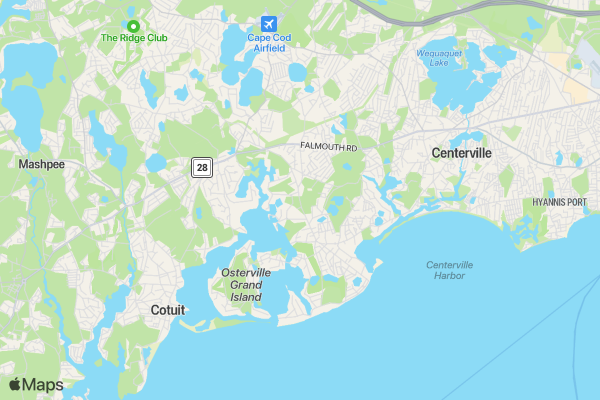 The Joe Lydon 5K for ALS location map image