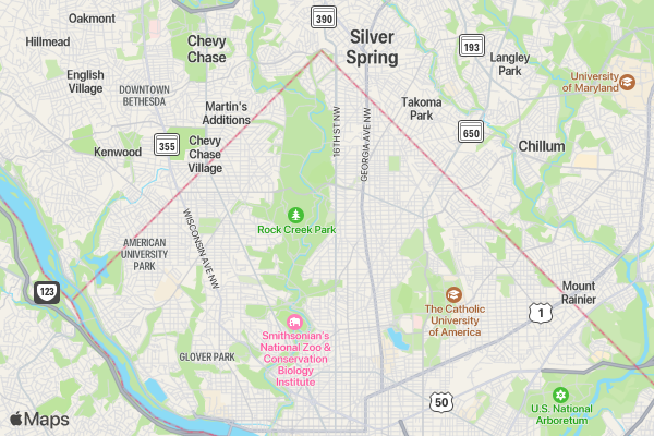 The Millennial Mile location map image