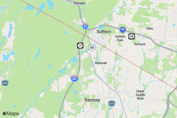 The Nick Lauerwald 5k location map image