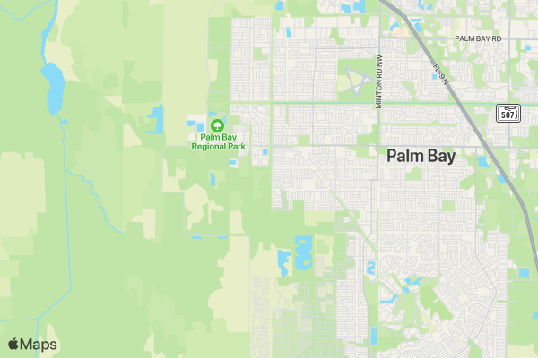 The Patriot Games Team Event Palm Bay location map image