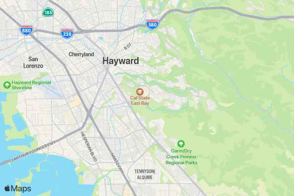The Pioneers Fun Run location map image
