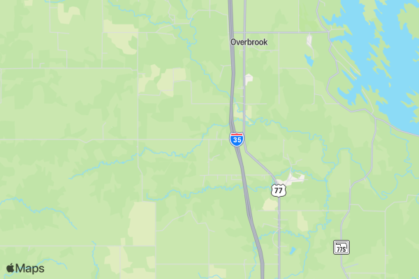 The Proving Grounds Oklahoma at BSR location map image