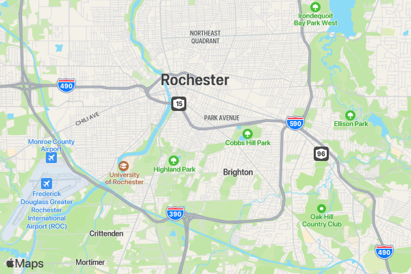The RBOCC Virtual 10k Armadillo Race location map image
