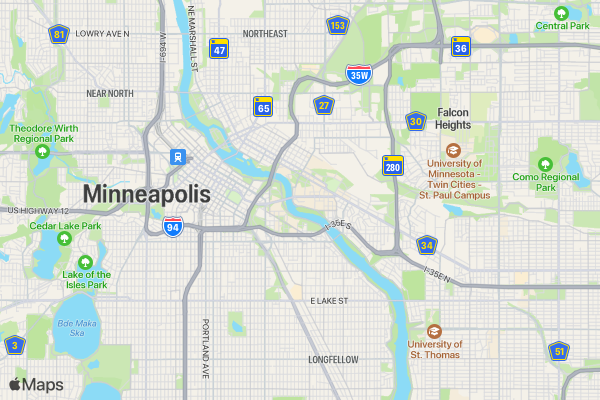 The Spectrum Run location map image