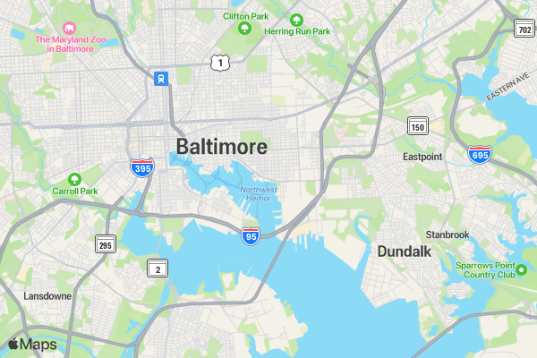 The Super Run 5K - Baltimore, MD 2017 location map image