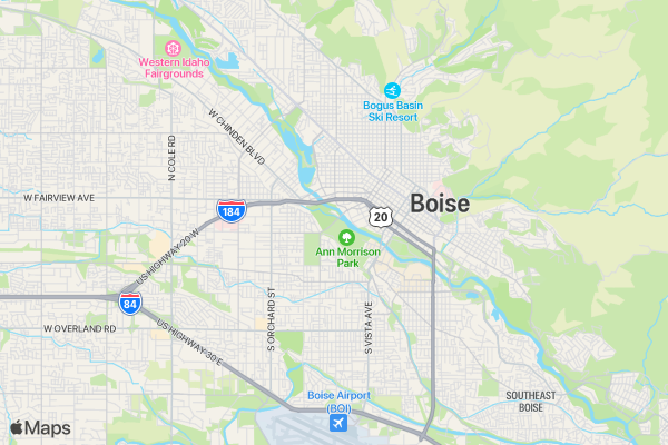 The Super Run 5K - Boise, ID 2017 location map image
