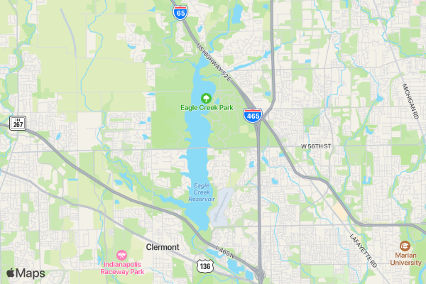 The Super Run 5K - Indianapolis, IN location map image