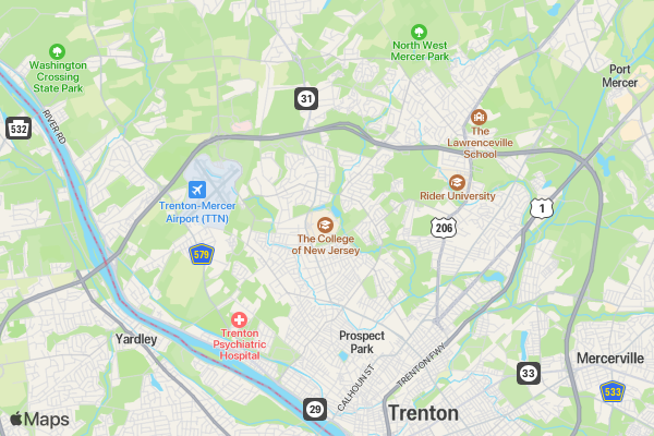 The Super Run 5K - Princeton, NJ 2017 location map image