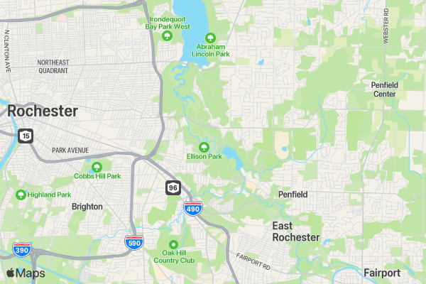 The Super Run 5K - Rochester, NY 2017 location map image