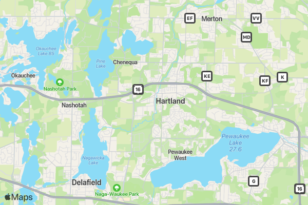 The Super Run 5K - Waukesha, WI 2017 location map image