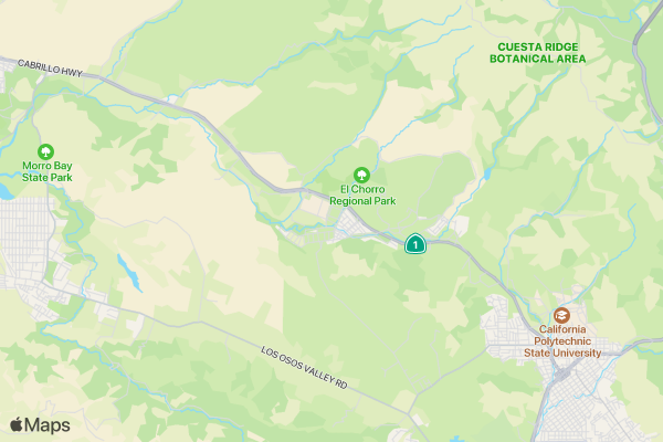 The Tactical Games - Camp San Luis Obispo CA location map image