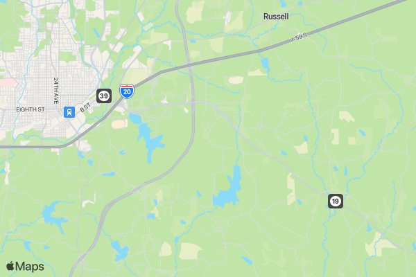 The Tactical Games - Meridian MS location map image