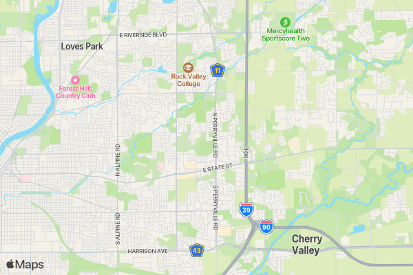 The Youth for Christ 5k 4 Kids location map image