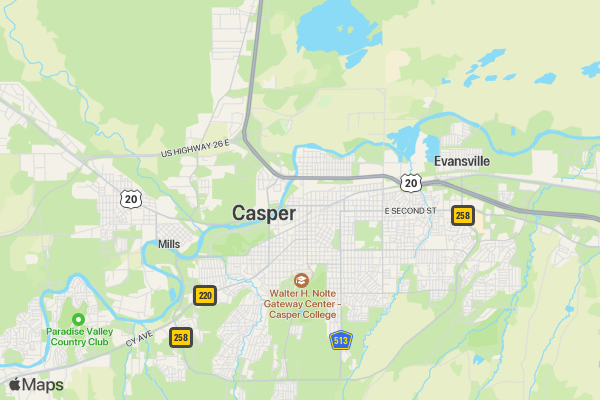 Thin Blue Line 5k location map image