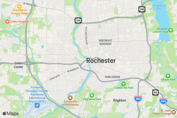 Think Pink 5k Run/Walk location map image