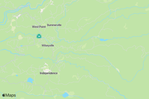 Through The Woods location map image