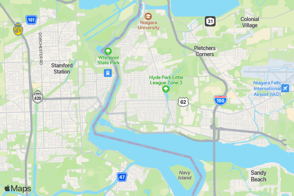 Tiffany Leslie location map image