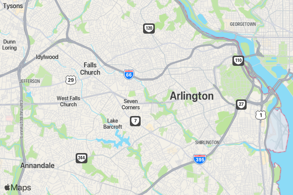 TKE 5K Run of a Lifetime location map image