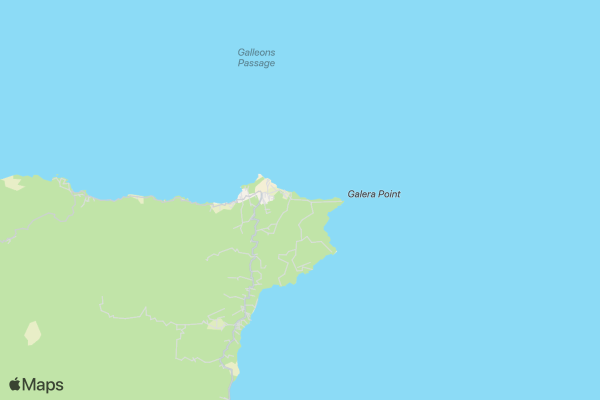 Toco Coast Run Challenge location map image