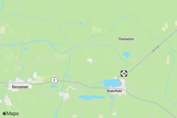 Top of the World 5k/10k Trail Run location map image