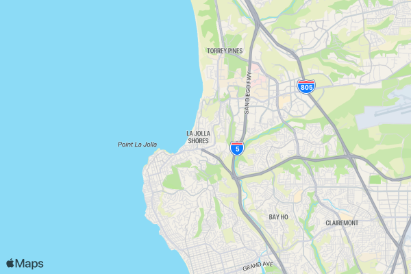 Torry Pines Aquathlon location map image