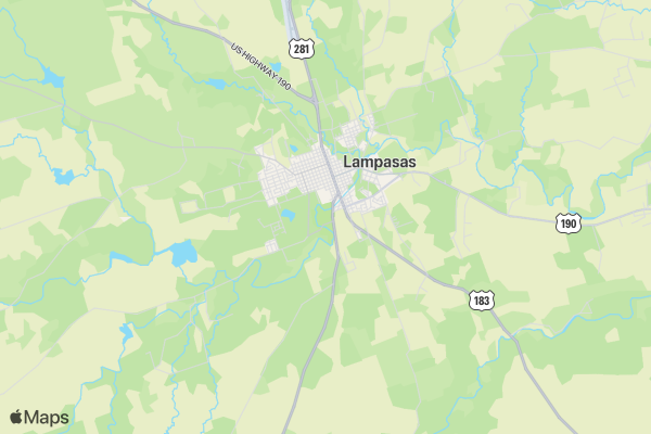 Toughest 10K In Texas location map image