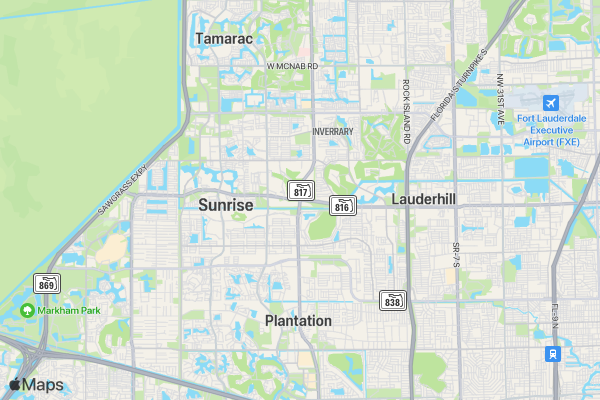 Tour de Florida Virtual Challenge Season 3 location map image