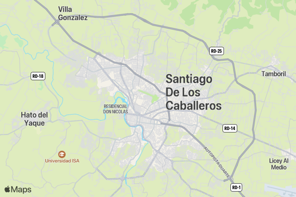 Tour of Hispaniola location map image