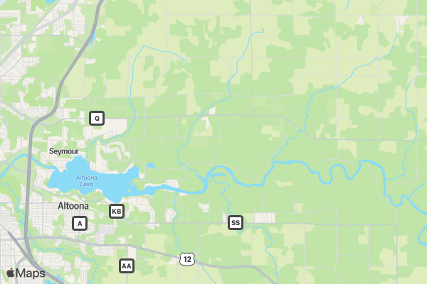 Tower Ridge 10k Ski Race location map image