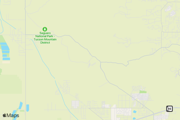 Train To Hunt Arizona location map image