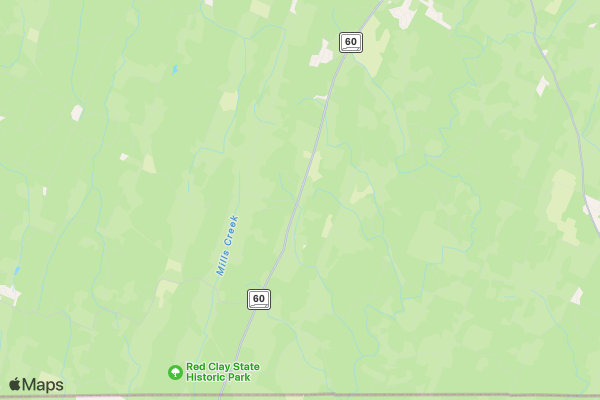 Train to Hunt Challenge Tennessee location map image