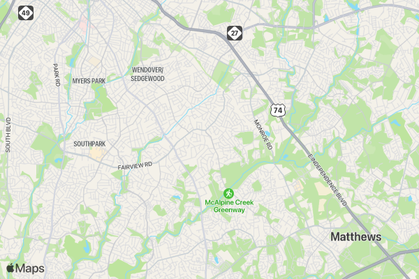 Treble Trot 5K Fun Run and Kid's Dash location map image