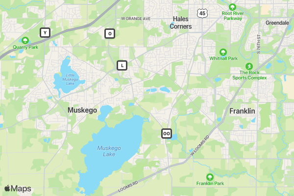 Tri Faster Mom's Day 5K location map image