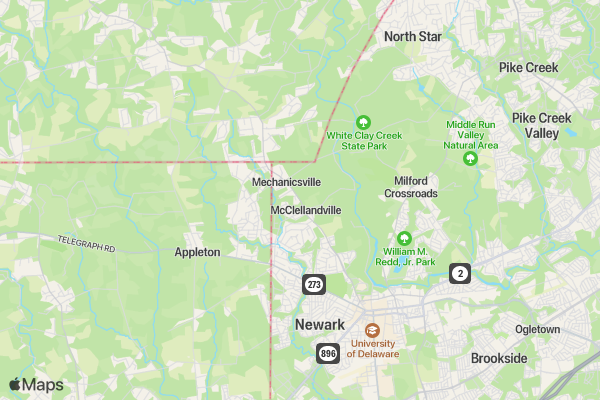Triple Crown Trail Festival location map image