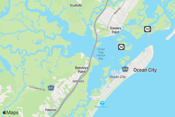 Tuckahoe Triathlon, Duathlon, Aquabike location map image