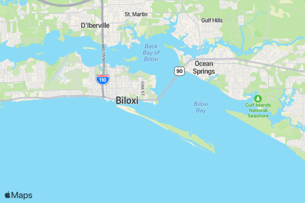 Tunnel to Towers Biloxi 5K location map image