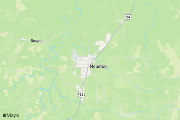 Turkey Trot 5K Run/Walk to Benefit Texas County Food Pantry location map image