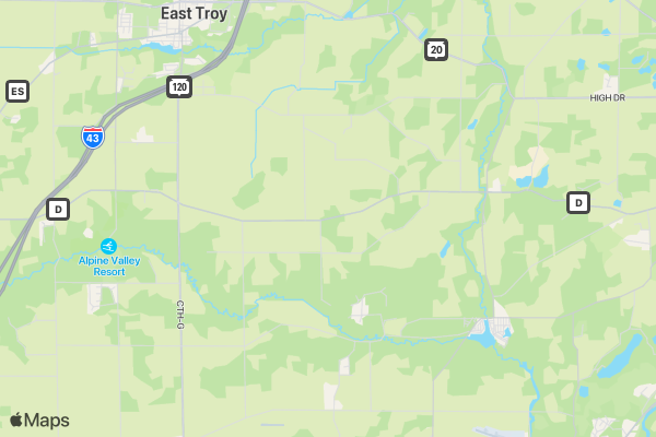 Two by Foot One by MTB location map image