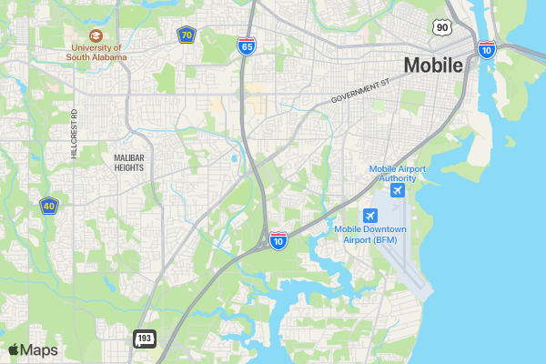 UCP Christmas Nights of Lights 5K & Fun Run. location map image