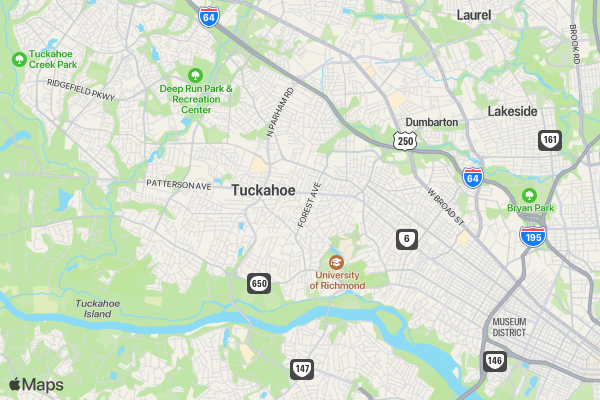 UH Fun Run location map image