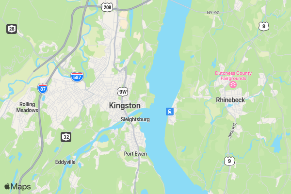Ulster County SPCA Doggie Dash location map image