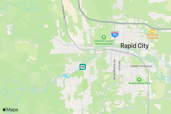 Uniquely You Sports 5K location map image