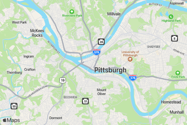 United in Global Health 5K location map image