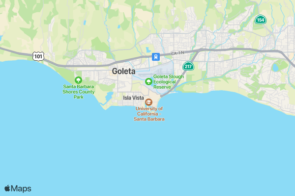 United Way SB Charity Fun Run location map image