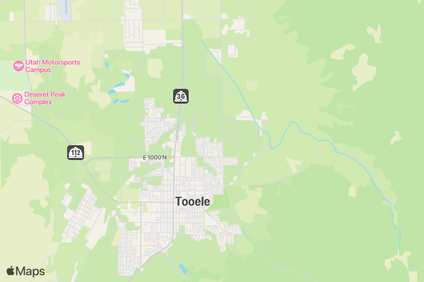 Unleash the BEAST Oquirrh Mountain half marathon, 10K and 5K race location map image