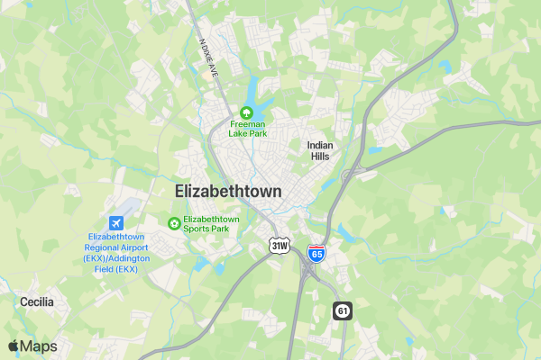 USA Cares Superhero 1 Mile & 5K Race location map image