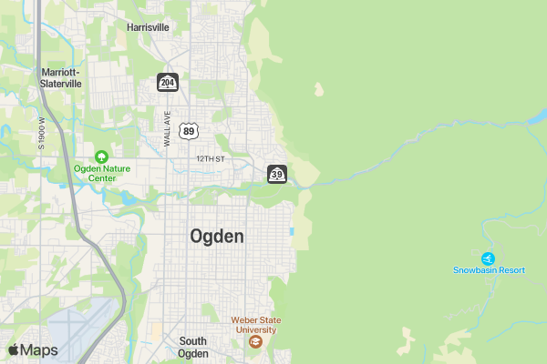 Utah Coalitions Against Sexual Assault 5K location map image