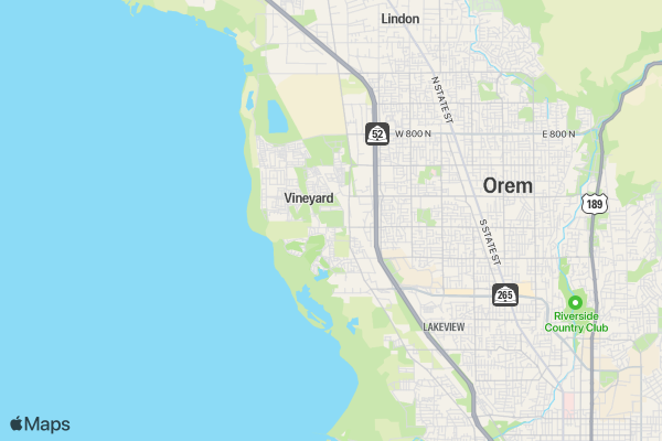 Utah County Gran Fondo and 5K  location map image